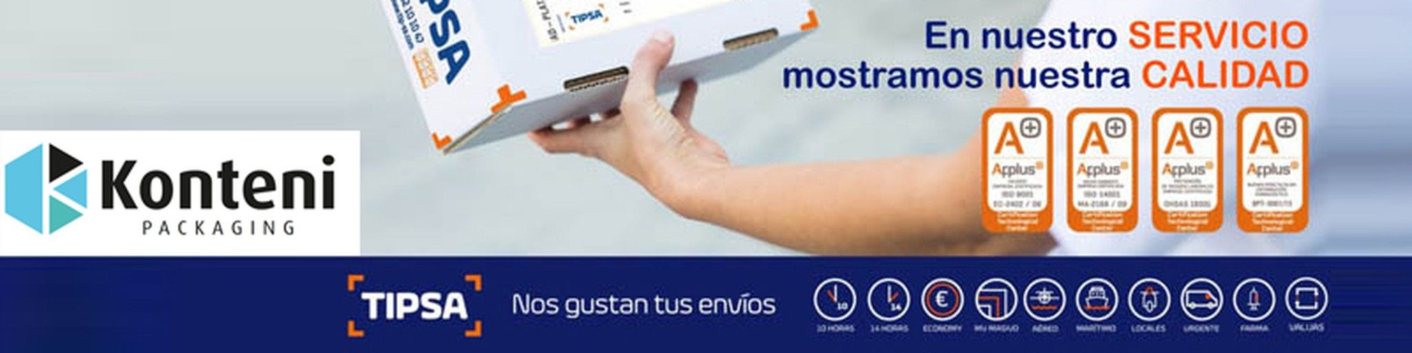 Siempre envío seguro y rápido con TIPSA