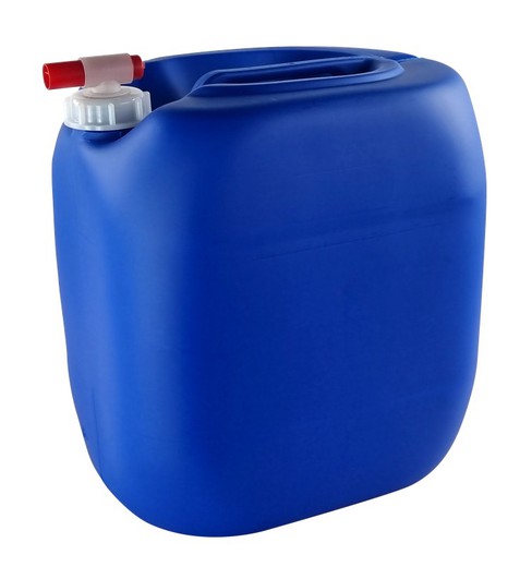 Jerrican apilable 30L Azul con grifo