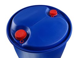 Bidón 220L Doble Boca Azul