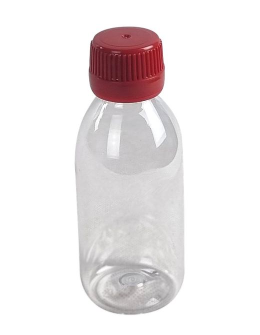 Botella Sirop 125ml con tapón precinto