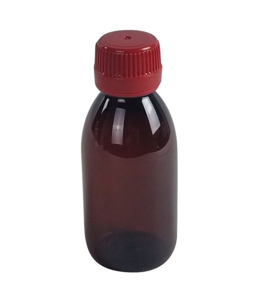 Botella Sirop 125ml con tapón precinto