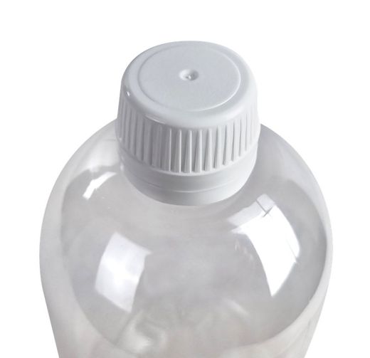 Botella Tall Boston 1L Transparente con tapón Precinto