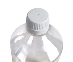 Botella Veral 1L Transparente con tapón Precinto