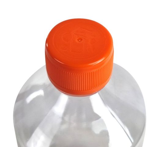 Botella Veral 1L Transparente con tapón Precinto