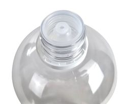 Botella Tall Boston 500ml Transparente con tapón Precinto