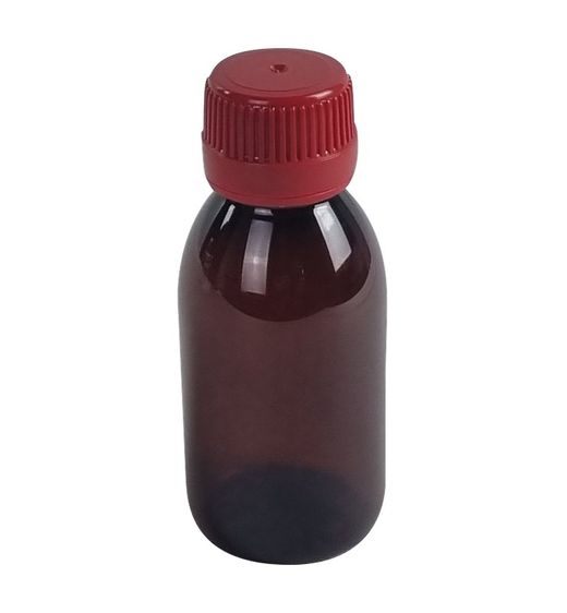 Botella Sirop 100ml con tapón precinto