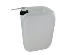Garrafa Apilable 25L con dosificador. Blanco, Azul o Natural