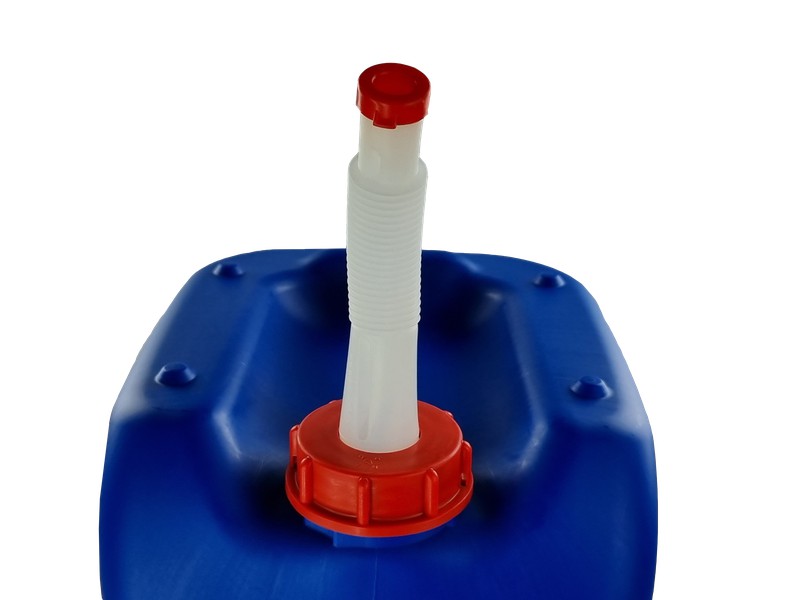 PAMPOLS Garrafa de 25 litros con Asa y Tapón de Seguridad Fabricadas en  Polietileno de Gran Resistencia | Forma Redonda | Diámetro de Boca 55 mm 