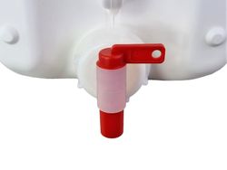 Garrafa Apilable 25L con grifo. Blanco, Azul o Natural