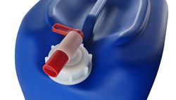 Jerrican apilable 30L Azul con grifo