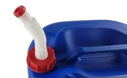 Jerrican apilable 30L Azul con manguera