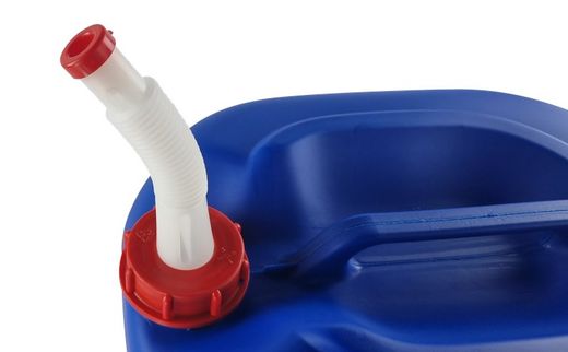 Jerrican apilable 30L Azul con manguera